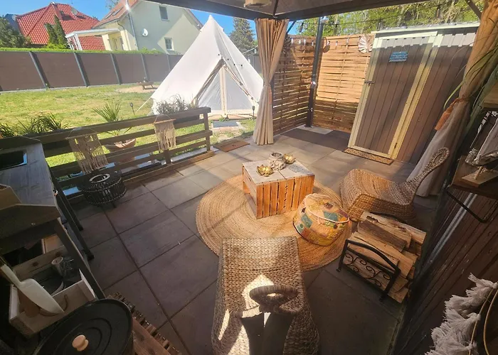 Glampingzelt Mit Eigenem Garten